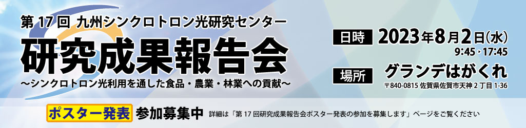 第17回研究成果報告会バナー